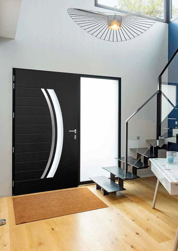 Portes entrée PVC